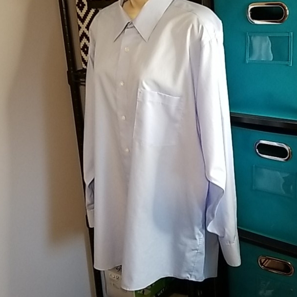 <GEOFREY BEENE> Long Sleeve 100%Cotton Dress Shirt - Picture 10 of 14
